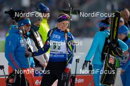 11.03.2016, Oslo, Norway (NOR): Anais Bescond (FRA) - IBU world championships biathlon, relay women, Oslo (NOR). www.nordicfocus.com. © Tumashov/NordicFocus. Every downloaded picture is fee-liable.