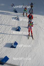 11.03.2016, Oslo, Norway (NOR): Julia Ransom (CAN), Magdalena Gwizdon (POL) - IBU world championships biathlon, relay women, Oslo (NOR). www.nordicfocus.com. © Tumashov/NordicFocus. Every downloaded picture is fee-liable.