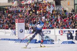 11.03.2016, Oslo, Norway (NOR): Alexia Runggaldier (ITA) - IBU world championships biathlon, relay women, Oslo (NOR). www.nordicfocus.com. © NordicFocus. Every downloaded picture is fee-liable.