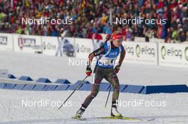 11.03.2016, Oslo, Norway (NOR): Maren Hammerschmidt (GER) - IBU world championships biathlon, relay women, Oslo (NOR). www.nordicfocus.com. © NordicFocus. Every downloaded picture is fee-liable.