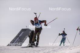 11.03.2016, Oslo, Norway (NOR): Franziska Hildebrand (GER) - IBU world championships biathlon, relay women, Oslo (NOR). www.nordicfocus.com. © NordicFocus. Every downloaded picture is fee-liable.