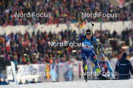 11.03.2016, Oslo, Norway (NOR): Justine Braisaz (FAR) - IBU world championships biathlon, relay women, Oslo (NOR). www.nordicfocus.com. © Tumashov/NordicFocus. Every downloaded picture is fee-liable.