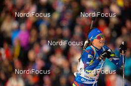 11.03.2016, Oslo, Norway (NOR): Anais Chevalier (FRA) - IBU world championships biathlon, relay women, Oslo (NOR). www.nordicfocus.com. © Tumashov/NordicFocus. Every downloaded picture is fee-liable.