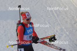 11.03.2016, Oslo, Norway (NOR): Zina Kocher (CAN) - IBU world championships biathlon, relay women, Oslo (NOR). www.nordicfocus.com. © Tumashov/NordicFocus. Every downloaded picture is fee-liable.
