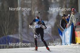 11.03.2016, Oslo, Norway (NOR): Selina Gasparin (SUI) - IBU world championships biathlon, relay women, Oslo (NOR). www.nordicfocus.com. © NordicFocus. Every downloaded picture is fee-liable.