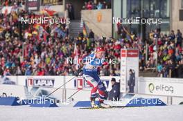 11.03.2016, Oslo, Norway (NOR): Tiril Eckhoff (NOR) - IBU world championships biathlon, relay women, Oslo (NOR). www.nordicfocus.com. © NordicFocus. Every downloaded picture is fee-liable.