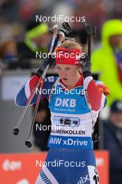 11.03.2016, Oslo, Norway (NOR): Marte Olsbu (NOR) - IBU world championships biathlon, relay women, Oslo (NOR). www.nordicfocus.com. © Tumashov/NordicFocus. Every downloaded picture is fee-liable.