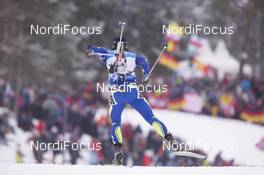 05.03.2016, Oslo, Norway (NOR): Simon Fourcade (FRA) - IBU world championships biathlon, sprint men, Oslo (NOR). www.nordicfocus.com. © NordicFocus. Every downloaded picture is fee-liable.
