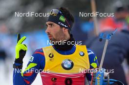 05.03.2016, Oslo, Norway (NOR): Martin Fourcade (FRA) - IBU world championships biathlon, sprint men, Oslo (NOR). www.nordicfocus.com. © Tumashov/NordicFocus. Every downloaded picture is fee-liable.