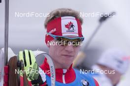 05.03.2016, Oslo, Norway (NOR): Scott Gow (CAN) - IBU world championships biathlon, sprint men, Oslo (NOR). www.nordicfocus.com. © NordicFocus. Every downloaded picture is fee-liable.