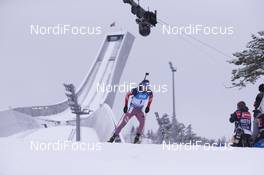05.03.2016, Oslo, Norway (NOR): Anton Shipulin (RUS) - IBU world championships biathlon, sprint men, Oslo (NOR). www.nordicfocus.com. © NordicFocus. Every downloaded picture is fee-liable.