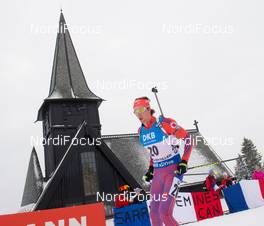 05.03.2016, Oslo, Norway (NOR): Sean Doherty (USA) - IBU world championships biathlon, sprint men, Oslo (NOR). www.nordicfocus.com. © Tumashov/NordicFocus. Every downloaded picture is fee-liable.