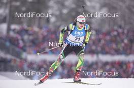 05.03.2016, Oslo, Norway (NOR): Aliaksandr Darozhka (BLR) - IBU world championships biathlon, sprint men, Oslo (NOR). www.nordicfocus.com. © NordicFocus. Every downloaded picture is fee-liable.