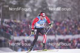 05.03.2016, Oslo, Norway (NOR): Nathan Smith (CAN) - IBU world championships biathlon, sprint men, Oslo (NOR). www.nordicfocus.com. © NordicFocus. Every downloaded picture is fee-liable.