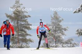 05.03.2016, Oslo, Norway (NOR): Nathan Smith (CAN) - IBU world championships biathlon, sprint men, Oslo (NOR). www.nordicfocus.com. © Tumashov/NordicFocus. Every downloaded picture is fee-liable.