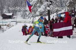 05.03.2016, Oslo, Norway (NOR): Fredrik Lindstroem (SWE) - IBU world championships biathlon, sprint men, Oslo (NOR). www.nordicfocus.com. © NordicFocus. Every downloaded picture is fee-liable.