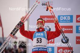 05.03.2016, Oslo, Norway (NOR): Ole Einar Bjoerndalen (NOR) - IBU world championships biathlon, sprint men, Oslo (NOR). www.nordicfocus.com. © Tumashov/NordicFocus. Every downloaded picture is fee-liable.