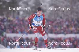 05.03.2016, Oslo, Norway (NOR): Roberts Slotins (LAT) - IBU world championships biathlon, sprint men, Oslo (NOR). www.nordicfocus.com. © NordicFocus. Every downloaded picture is fee-liable.