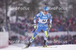 05.03.2016, Oslo, Norway (NOR): Roland Lessing (EST) - IBU world championships biathlon, sprint men, Oslo (NOR). www.nordicfocus.com. © NordicFocus. Every downloaded picture is fee-liable.
