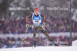 05.03.2016, Oslo, Norway (NOR): Benedikt Doll (GER) - IBU world championships biathlon, sprint men, Oslo (NOR). www.nordicfocus.com. © NordicFocus. Every downloaded picture is fee-liable.
