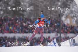 05.03.2016, Oslo, Norway (NOR): Olga Podchufarova (RUS) - IBU world championships biathlon, sprint women, Oslo (NOR). www.nordicfocus.com. © NordicFocus. Every downloaded picture is fee-liable.
