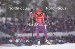 05.03.2016, Oslo, Norway (NOR): Susan Dunklee (USA) - IBU world championships biathlon, sprint women, Oslo (NOR). www.nordicfocus.com. © NordicFocus. Every downloaded picture is fee-liable.