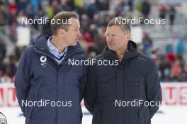 05.03.2016, Oslo, Norway (NOR): Ivor Lehotan (SVK) IBU vice president responsible for information - IBU world championships biathlon, sprint women, Oslo (NOR). www.nordicfocus.com. © NordicFocus. Every downloaded picture is fee-liable.