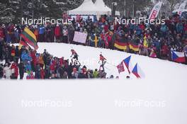 05.03.2016, Oslo, Norway (NOR): Selina Gasparin (SUI), Julia Ransom (CAN), (l-r) - IBU world championships biathlon, sprint women, Oslo (NOR). www.nordicfocus.com. © NordicFocus. Every downloaded picture is fee-liable.