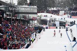 05.03.2016, Oslo, Norway (NOR): Event Feature: Athletes compete on the finish- IBU world championships biathlon, sprint women, Oslo (NOR). www.nordicfocus.com. © Tumashov/NordicFocus. Every downloaded picture is fee-liable.