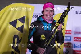 04.03.2016, Oslo, Norway (NOR): Marit Bjoergen (NOR) - IBU world championships biathlon, Fischer Press Conference , Oslo (NOR). www.nordicfocus.com. © NordicFocus. Every downloaded picture is fee-liable.