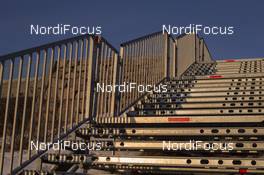 29.02.2016, Oslo, Norway (NOR): Event Feature: Public stairs to the track - IBU world championships biathlon, training, Oslo (NOR). www.nordicfocus.com. © NordicFocus. Every downloaded picture is fee-liable.