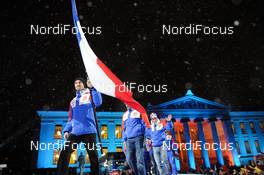 02.03.2016, Oslo, Norway (NOR): Jean Guillaume Beatrix (FRA) - IBU world championships biathlon, opening ceremony, Oslo (NOR). www.nordicfocus.com. © Tumashov/NordicFocus. Every downloaded picture is fee-liable.