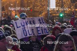 02.03.2016, Oslo, Norway (NOR): Event Feature: Fans of Ole Einar Bjoerndalen (NOR) - IBU world championships biathlon, opening ceremony, Oslo (NOR). www.nordicfocus.com. © NordicFocus. Every downloaded picture is fee-liable.