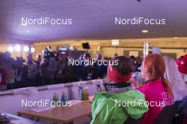 04.03.2016, Oslo, Norway (NOR): Event Feature: Huge Interest in the Athletes during the Fischer Press Conference - IBU world championships biathlon, Fischer Press Conference , Oslo (NOR). www.nordicfocus.com. © NordicFocus. Every downloaded picture is fee-liable.