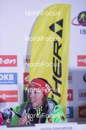 04.03.2016, Oslo, Norway (NOR): Laura Dahlmeier (GER) - IBU world championships biathlon, Fischer Press Conference , Oslo (NOR). www.nordicfocus.com. © NordicFocus. Every downloaded picture is fee-liable.