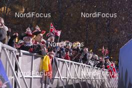 02.03.2016, Oslo, Norway (NOR): Event Feature: Fans at the opening ceremony - IBU world championships biathlon, opening ceremony, Oslo (NOR). www.nordicfocus.com. © NordicFocus. Every downloaded picture is fee-liable.
