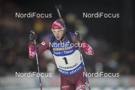 01.12.2016, Oestersund, Sweden, (SWE): Andrejs Rastorgujevs (LAT) - IBU world cup biathlon, individual men, Oestersund (SWE). www.nordicfocus.com. © Manzoni/NordicFocus. Every downloaded picture is fee-liable.