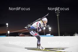 27.11.2016, Oestersund, Sweden, (SWE): Julia Schwaiger (AUT) - IBU world cup biathlon, relay mixed, Oestersund (SWE). www.nordicfocus.com. © Manzoni/NordicFocus. Every downloaded picture is fee-liable.