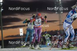 27.11.2016, Oestersund, Sweden, (SWE): Susan Dunklee (USA) - IBU world cup biathlon, relay mixed, Oestersund (SWE). www.nordicfocus.com. © Manzoni/NordicFocus. Every downloaded picture is fee-liable.