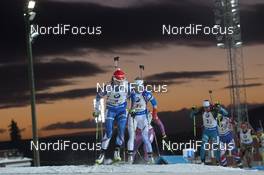 27.11.2016, Oestersund, Sweden, (SWE): Veronika Vitkova (CZE) - IBU world cup biathlon, relay mixed, Oestersund (SWE). www.nordicfocus.com. © Manzoni/NordicFocus. Every downloaded picture is fee-liable.