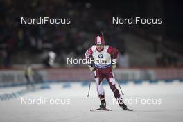 27.11.2016, Oestersund, Sweden, (SWE): Scott Gow (CAN) - IBU world cup biathlon, relay mixed, Oestersund (SWE). www.nordicfocus.com. © Manzoni/NordicFocus. Every downloaded picture is fee-liable.