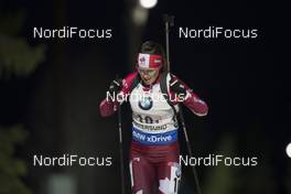 27.11.2016, Oestersund, Sweden, (SWE): Julia Ransom (CAN) - IBU world cup biathlon, relay mixed, Oestersund (SWE). www.nordicfocus.com. © Manzoni/NordicFocus. Every downloaded picture is fee-liable.