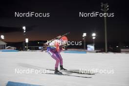 27.11.2016, Oestersund, Sweden, (SWE): Clare Egan (USA) - IBU world cup biathlon, relay mixed, Oestersund (SWE). www.nordicfocus.com. © Manzoni/NordicFocus. Every downloaded picture is fee-liable.