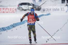 04.12.2016, Oestersund, Sweden, (SWE): Simon Schempp (GER) - IBU world cup biathlon, pursuit men, Oestersund (SWE). www.nordicfocus.com. © Manzoni/NordicFocus. Every downloaded picture is fee-liable.