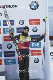 04.12.2016, Oestersund, Sweden, (SWE): Martin Fourcade (FRA) - IBU world cup biathlon, pursuit men, Oestersund (SWE). www.nordicfocus.com. © Manzoni/NordicFocus. Every downloaded picture is fee-liable.