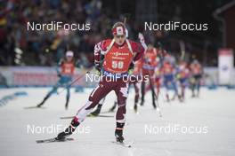 04.12.2016, Oestersund, Sweden, (SWE): Scott Gow (CAN) - IBU world cup biathlon, pursuit men, Oestersund (SWE). www.nordicfocus.com. © Manzoni/NordicFocus. Every downloaded picture is fee-liable.