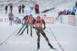 04.12.2016, Oestersund, Sweden, (SWE): Arnd Peiffer (GER) - IBU world cup biathlon, pursuit men, Oestersund (SWE). www.nordicfocus.com. © Manzoni/NordicFocus. Every downloaded picture is fee-liable.