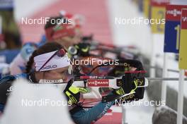 04.12.2016, Oestersund, Sweden, (SWE): Anais Chevalier (FRA) - IBU world cup biathlon, pursuit women, Oestersund (SWE). www.nordicfocus.com. © Manzoni/NordicFocus. Every downloaded picture is fee-liable.