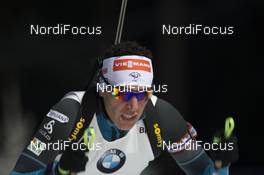 03.12.2016, Oestersund, Sweden, (SWE): Quentin Fillon Maillet (FRA) - IBU world cup biathlon, sprint men, Oestersund (SWE). www.nordicfocus.com. © Manzoni/NordicFocus. Every downloaded picture is fee-liable.