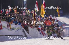 10.12.2016, Pokljuka, Slovenia (SLO): Erik Lesser (GER) -  IBU world cup biathlon, pursuit men, Pokljuka (SLO). www.nordicfocus.com. © Manzoni/NordicFocus. Every downloaded picture is fee-liable.